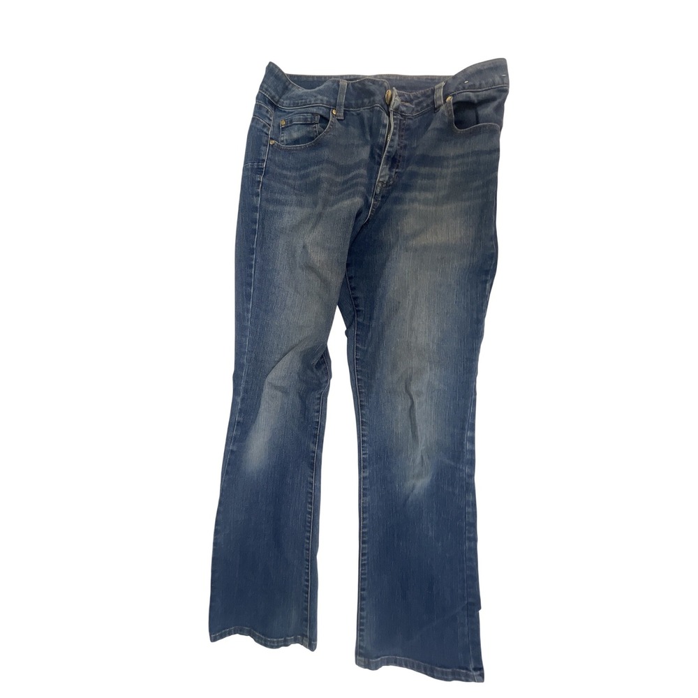 D.Jeans Womens Size 10 Medium Wash Bootcut Stretch Denim Jeans‎ Blue